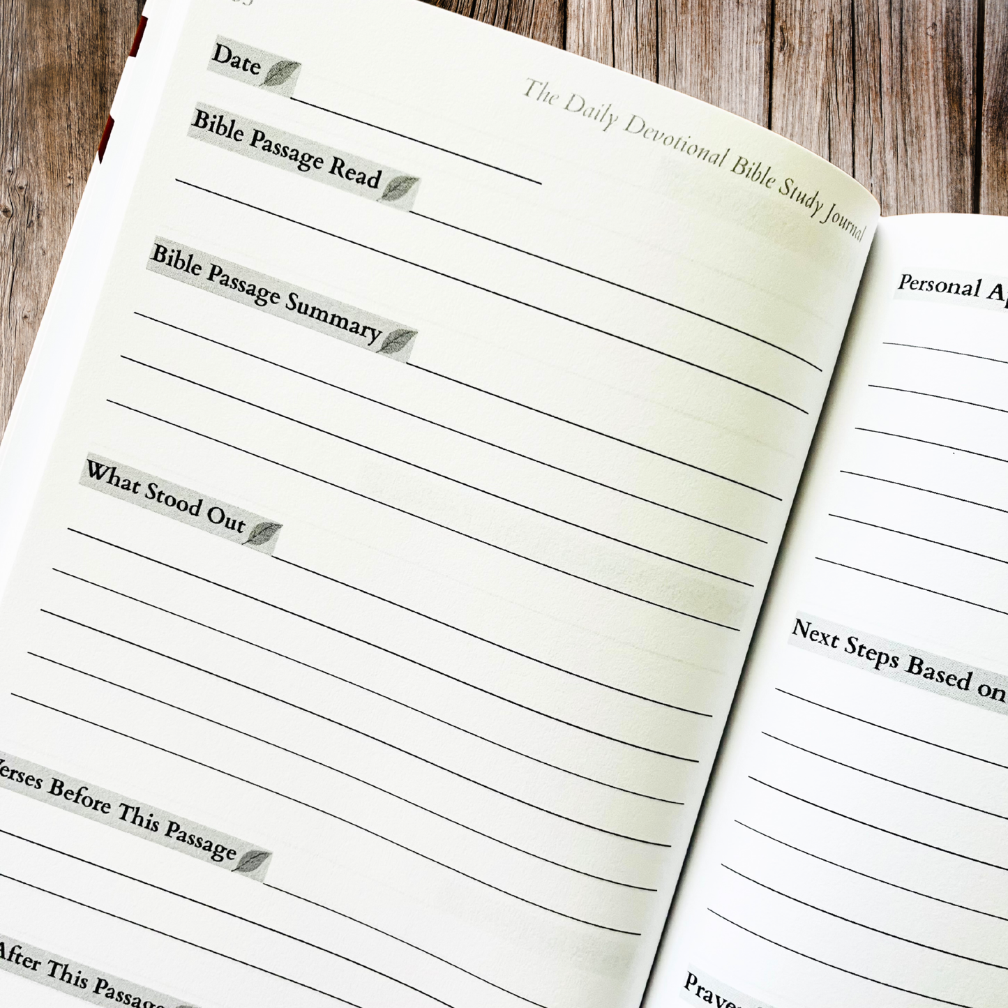 The Daily Devotional Bible Study Journal: 12 Weeks of Guided Bible Study to Grow Closer to God